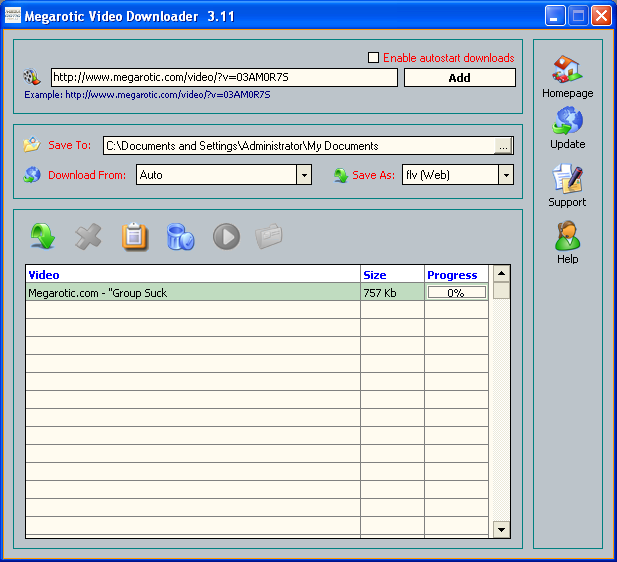 Megarotic Video Downloader
