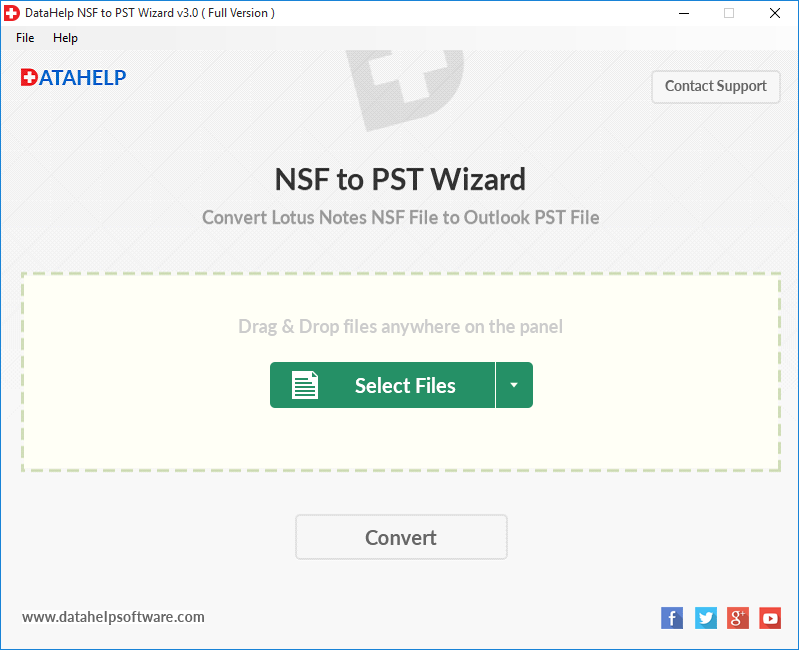 NSF to PST Conversion Tool