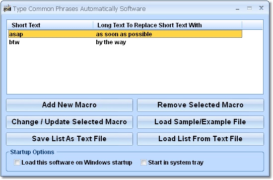 Typing Automation For Frequently Used Phrases Soft