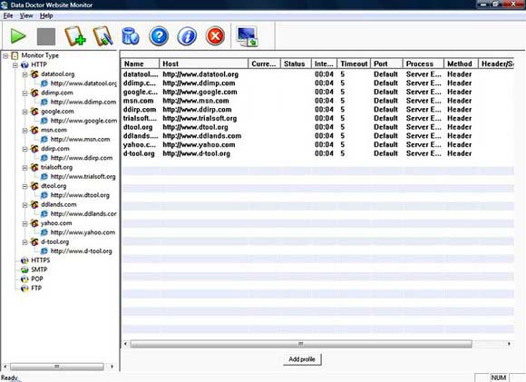 Websites Monitoring Software