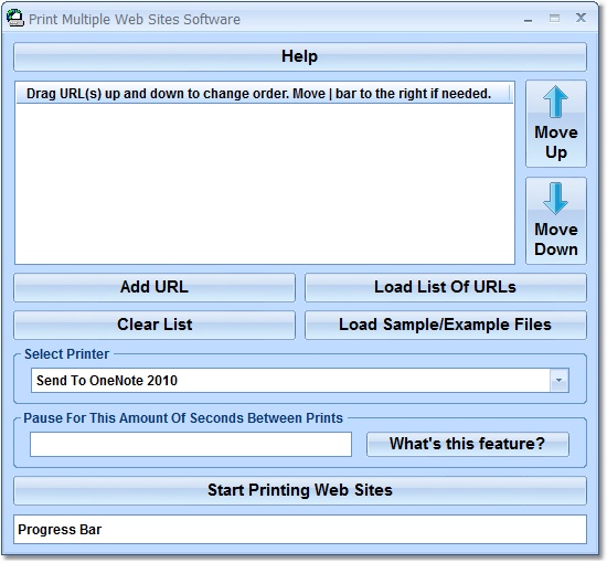 Print Multiple Web Sites Software