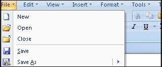 MS Word 2007 Ribbon to Old MS Word Classic Menu To