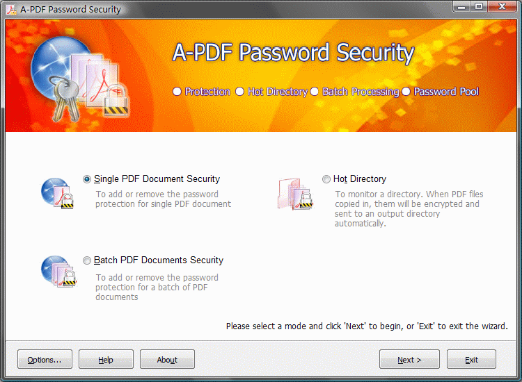 A-PDF Password Security