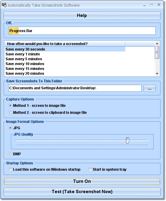Automatically Take Screenshots Software