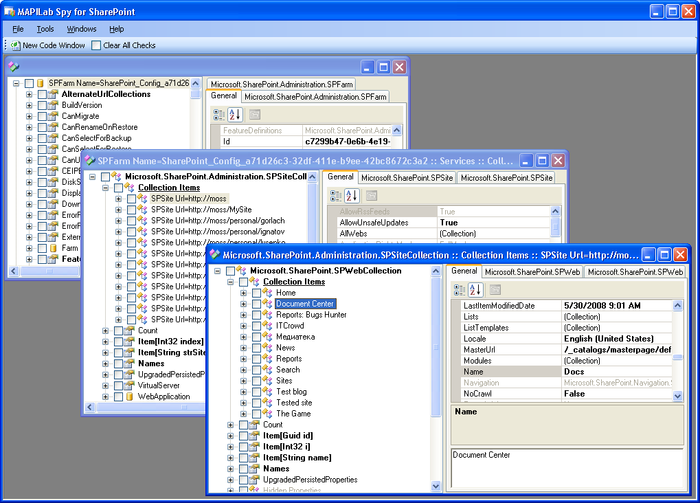 MAPILab Spy for SharePoint
