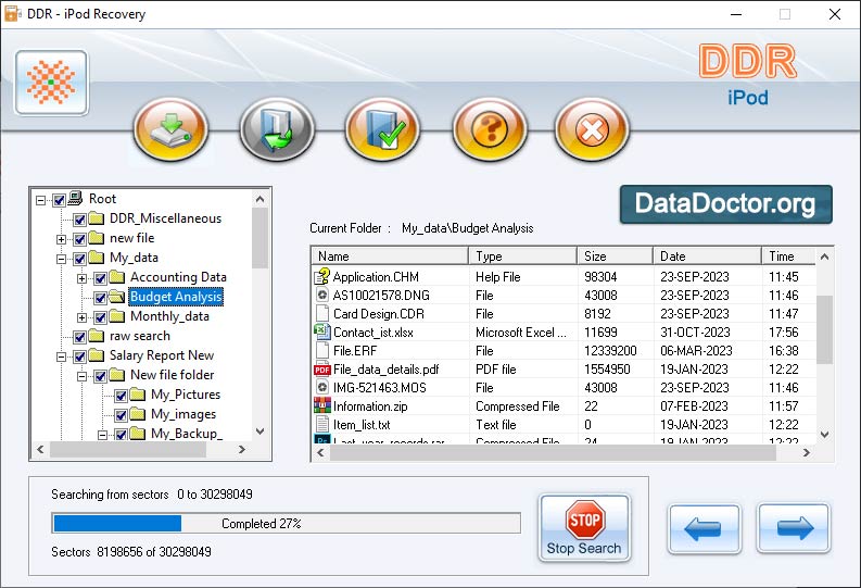 iPod Media Files Recovery