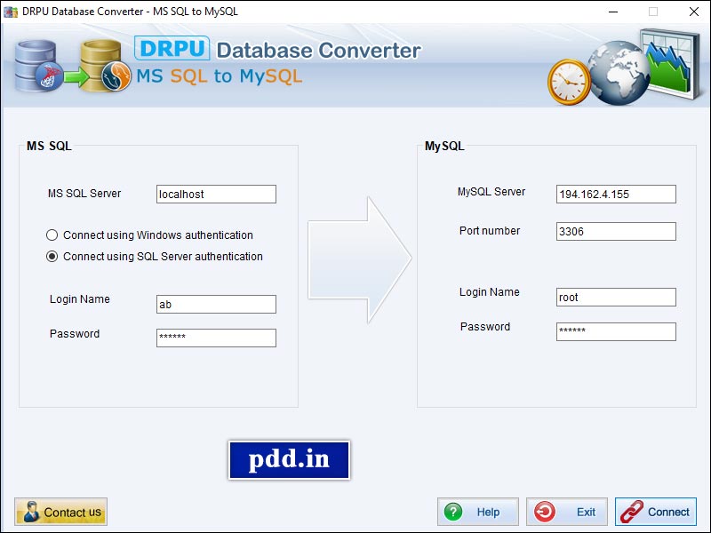 Convert MSSQL to MySQL Database
