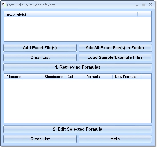 Excel Edit Formulas Software