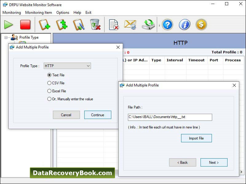 Web Site Monitoring Software