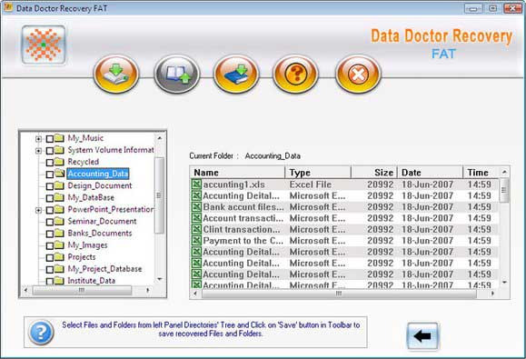 Data Doctor Recovery FAT Partition