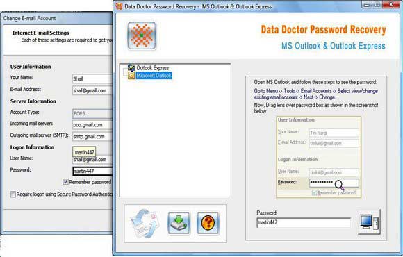 Outlook Express Password Revealer