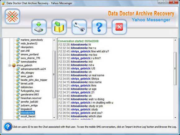 Yahoo Archive Message Decoder