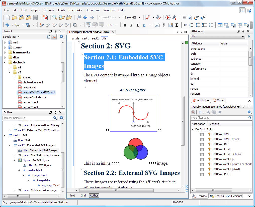 oXygen XML Author
