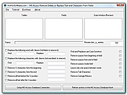 MS Access Remove Delete or Replace Text and Charac