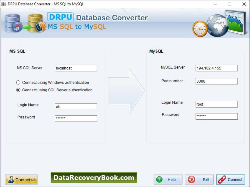 MySQL to MSSQL Database Converter