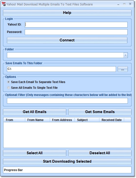 Yahoo! Mail Download Multiple Emails To Text Files