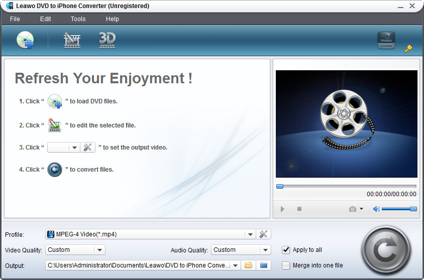 Leawo DVD to iPhone Converter