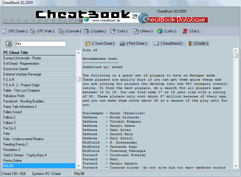 CheatBook Issue 02/2009