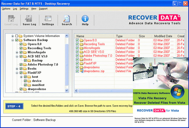Data Recovery Software for Vista