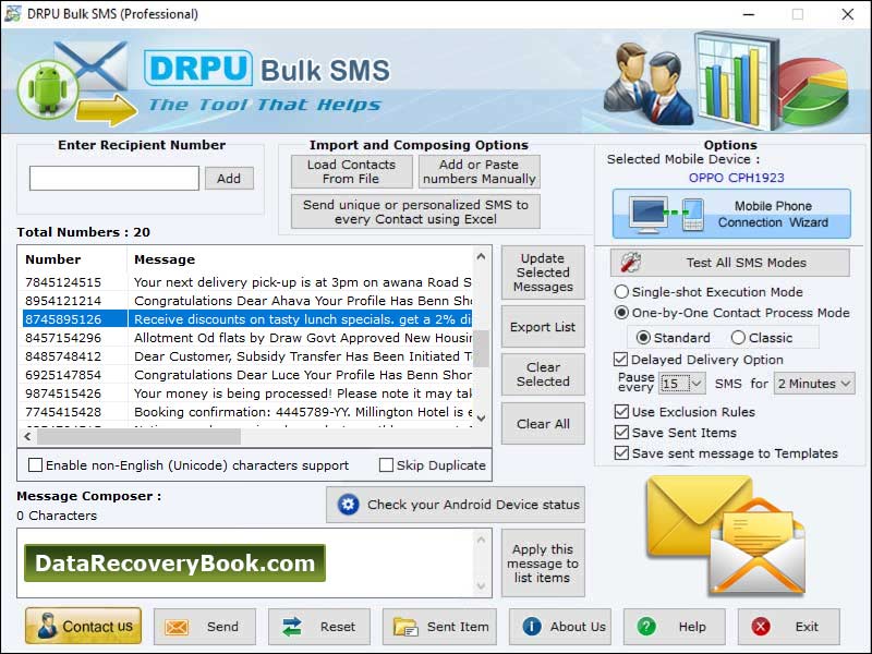 Pocket PC Bulk SMS
