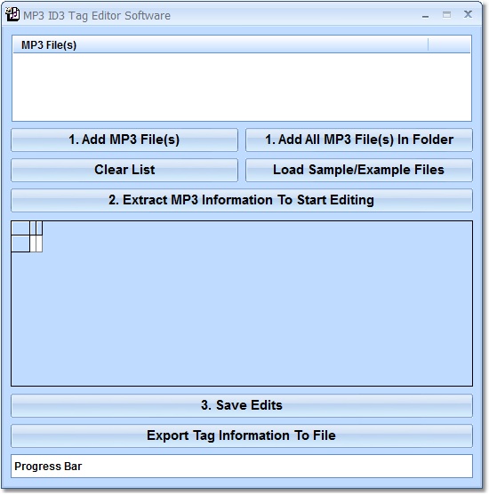 MP3 ID3 Tag Editor Software