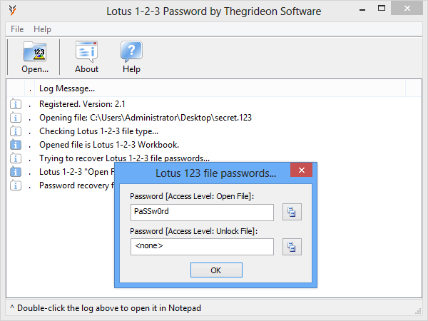 Lotus 1-2-3 Password (TSL1P)