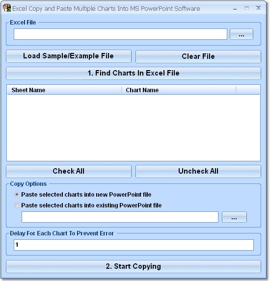 Excel Copy and Paste Multiple Charts Into MS Power