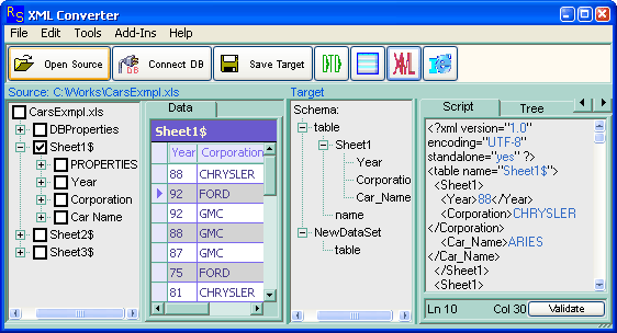 XML Converter Standard