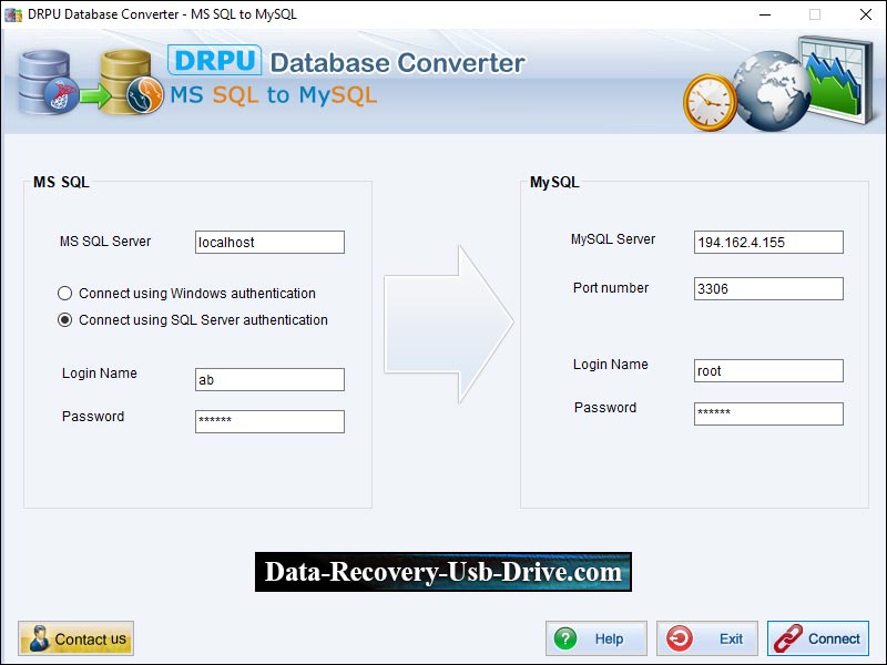 Convert MS SQL Database to MySQL