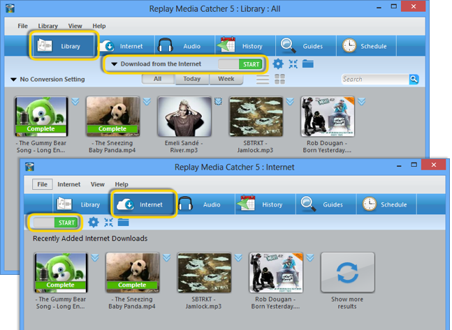 Replay Media Catcher