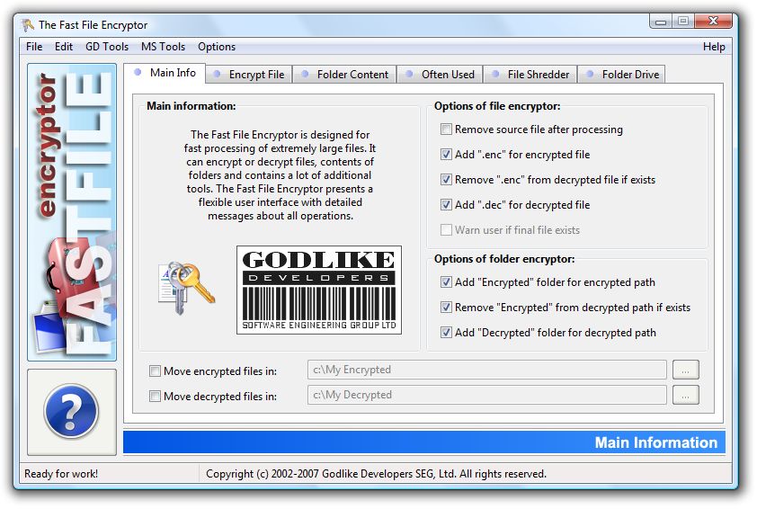 The Fast File Encryptor