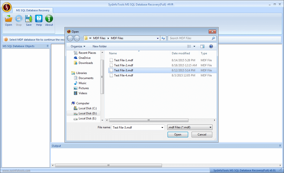 SQL Database Recovery