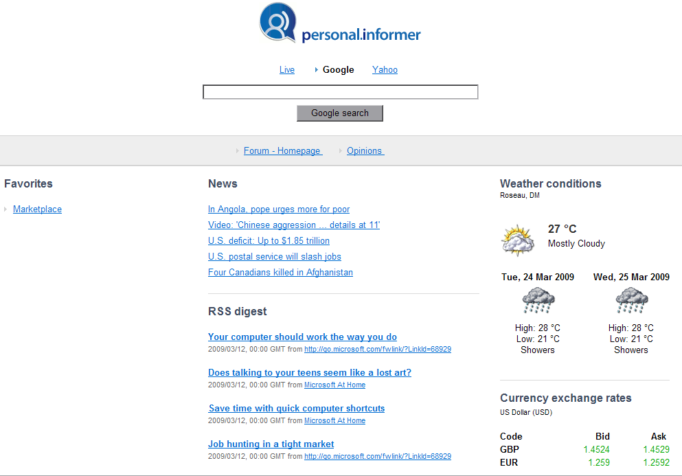 Personal Informer