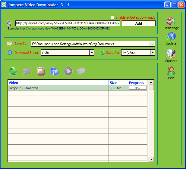 Jumpcut  Video Downloader