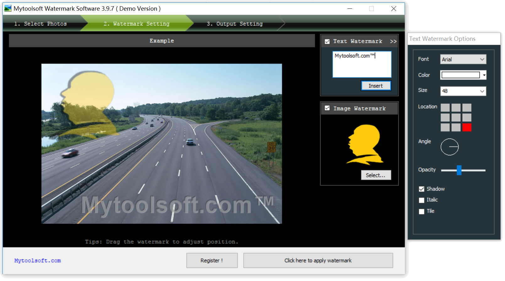 Mytoolsoft Watermark Software