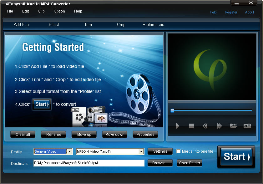 4Easysoft Mod to MP4 Converter