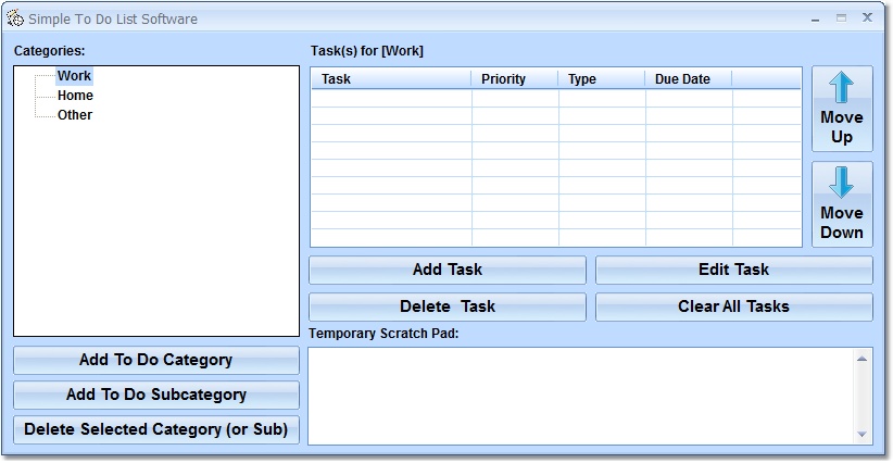 Simple To Do List Software