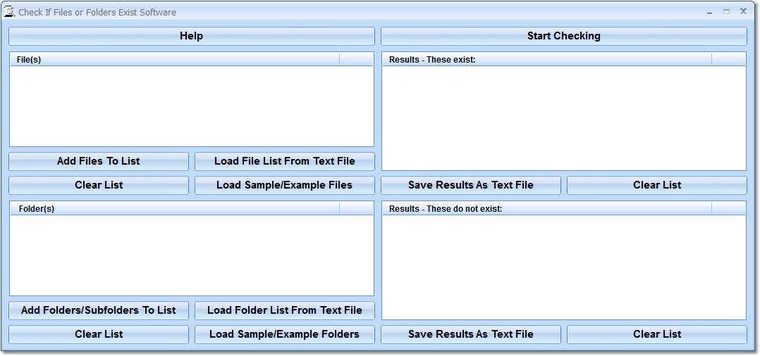 Check If Files or Folders Exist Software