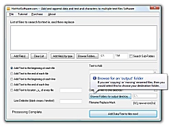 Add and append data and text and characters to mul