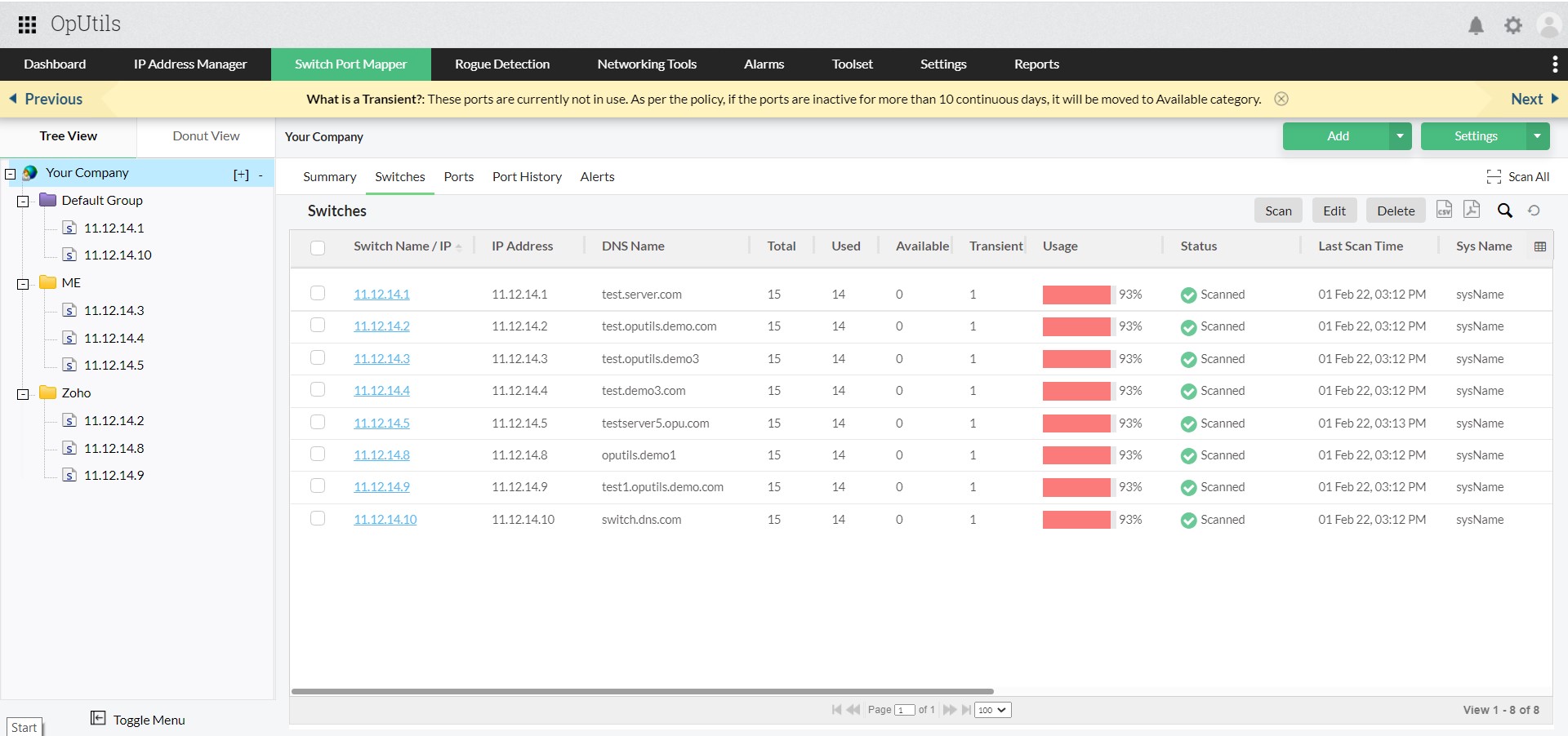 AdventNet ManageEngine OpUtils