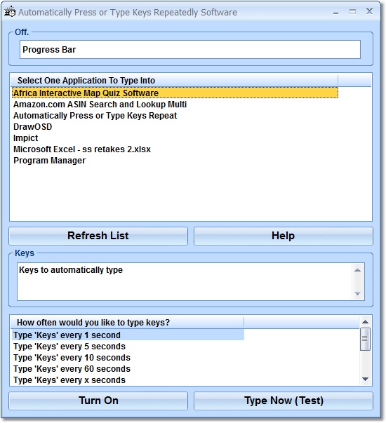 Automatically Press or Type Keys Repeatedly Softwa