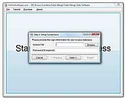 MS Access Combine Fields Merge Fields Merge Data