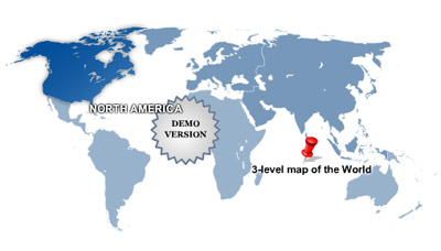 Multi-level World Map (Complete set #1)