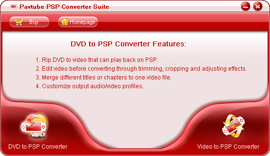 Pavtube PSP Converter Suite