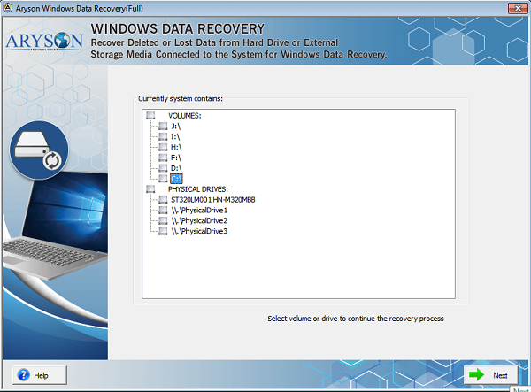 Data Recovery Software for Windows