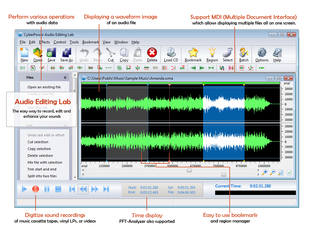 CyberPower Audio Editing Lab 2009