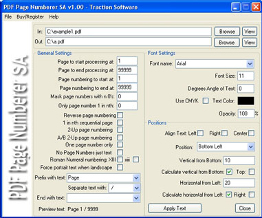 PDF Page Numberer SA