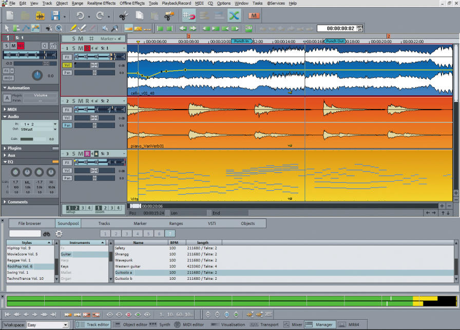 Samplitude Music Studio