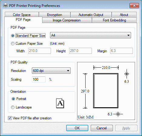 PDF Printer for Windows 7
