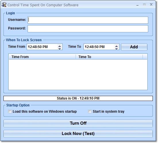 Control Time Spent On Computer Software